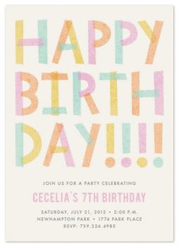 Happy Birthday!!!! Party Invitations