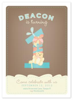 Presents for the Big One Party Invitations