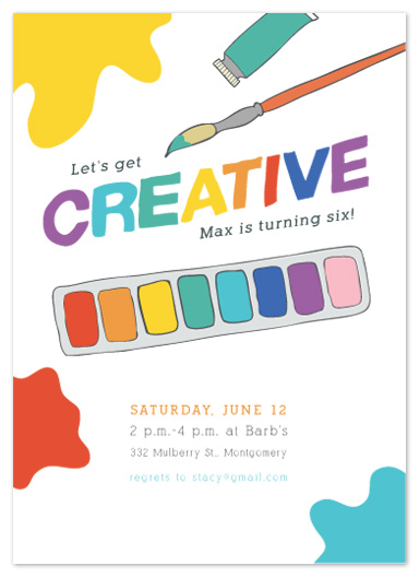 party invitations - Let's Create!
