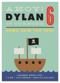 Ahoy! Party Invitations