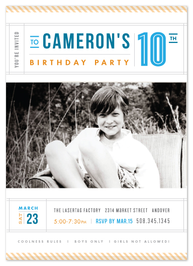 party invitations - Headliners by Jennifer Wick