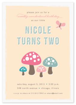 Woodsy Wonderland Party Invitations