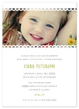 Sweet Eyelets Party Invitations