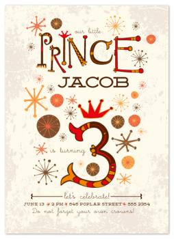 our little prince Party Invitations