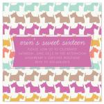 Sweet Sixteen Scotties by Lulubean Designs