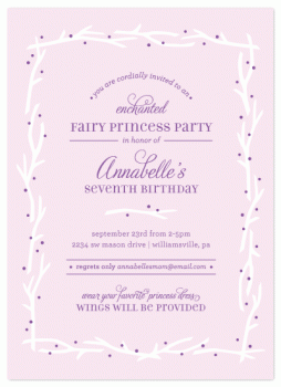 Enchanted Party Invitations