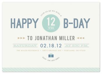 My Type of Birthday Party Invitations