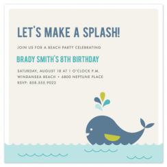 Make a Splash! Party Invitations