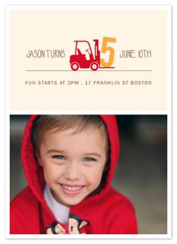 Carry the fun Party Invitations