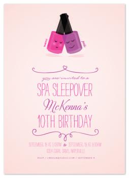Mani & Pedi Party Invitations