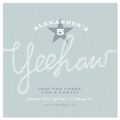 Birthday Roundup Party Invitations