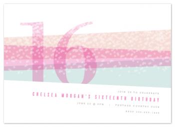 Confetti Shower Party Invitations
