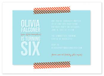 Queen of the Trampoline Party Invitations