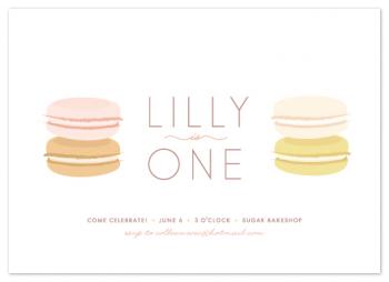 Pastel Macaron Party Invitations