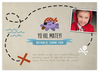 Octopirate Party Invitations
