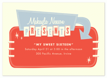 Retro Revival Party Invitations