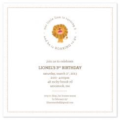 roaring to go Party Invitations
