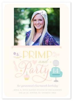 primp & party Party Invitations