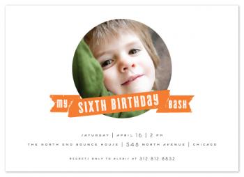 Banner Bash Party Invitations