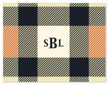 Orange Plaid by Stephanie Blaskiewicz