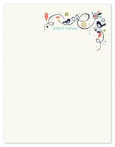 Swirly Bird Note by Heather Francisco