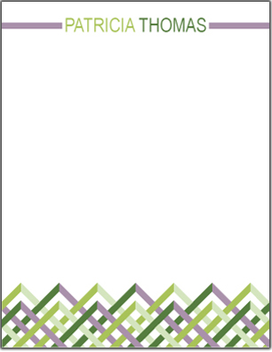 personal stationery - Woven Color by Sami P