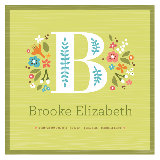 art prints - Storybook Initial by Jennifer Wick