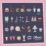 Sweet Treats Alphabet by Frooted Design