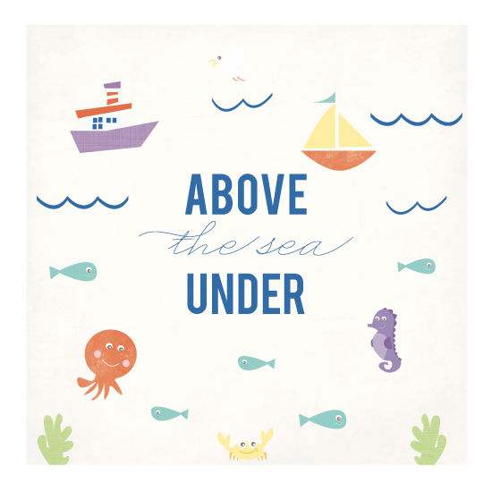 art prints - I love the sea by Giselle Zimmerman