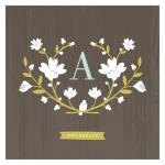 Woodland Initial by Kristie Kern