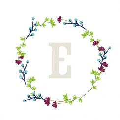 Letter Garland Art Prints