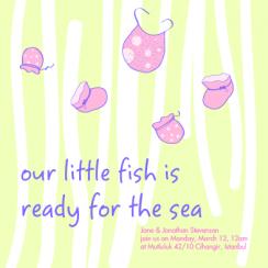 littlefish Baby Shower Invitations