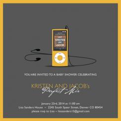 Perfect Mix Baby Shower Invitations