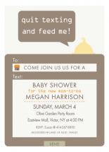 Texting baby shower  by Bella Expressions-Linda Birtel