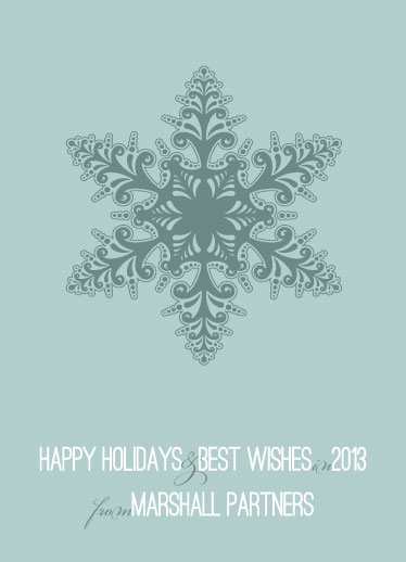 business holiday cards - softsnowflake