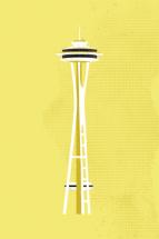 Seattle Space Needle Fl... by Serenity Avenue