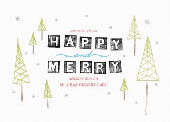 happy and merry Business Holiday Cards