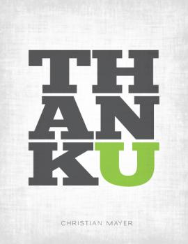 A Bold Statement Thank You Cards