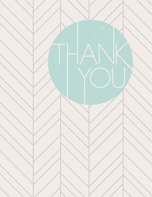thank you cards - The Bright Side by Amber Barkley