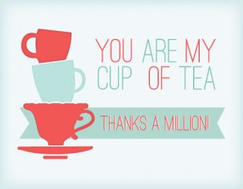 A Cup Of Thanks Thank You Cards