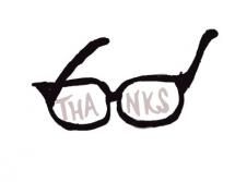 hipster thanks by Efe Ekwotafia