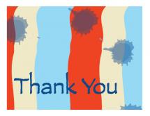 panited Thank You by chris orozco
