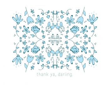 A Flowery Delight Thank You Cards