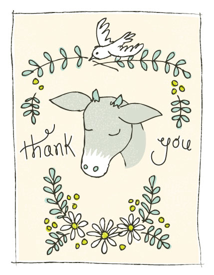 thank you cards - Goat of Appreciation  by 2birdstone