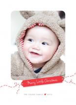 Merry Little Gift Tag by Jana Volfova