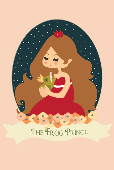 art prints - The Frog Prince by Lala Watkins