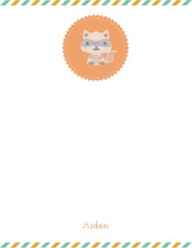 Shhh, I'm a coon Personal Stationery