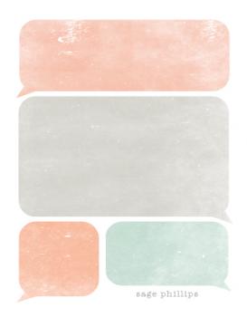 bubbles Personal Stationery