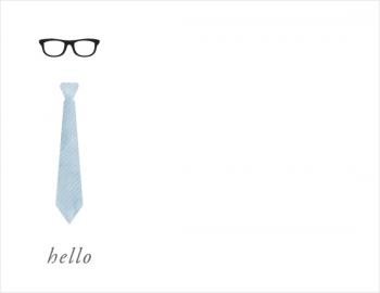 Modern Man Personal Stationery