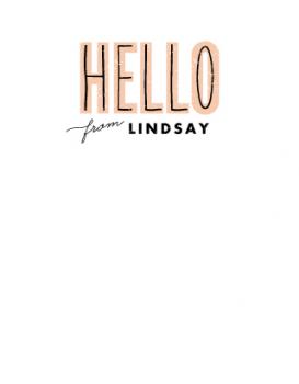 Total Hello Personal Stationery